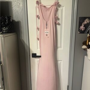 Oh Polly Blush Maxi Dress
